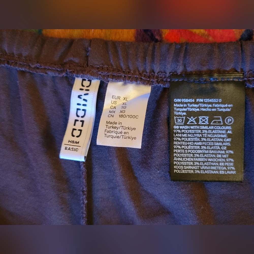 H&M DIVIDED Brown Lounge Pants, Drawstring, Stretchy, Yoga, EUC, XL, Like New - Picture 8 of 8